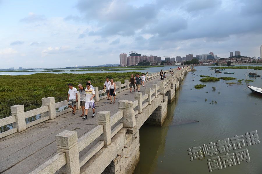 泉州洛陽橋老照片 道盡古橋世紀滄桑(組圖)